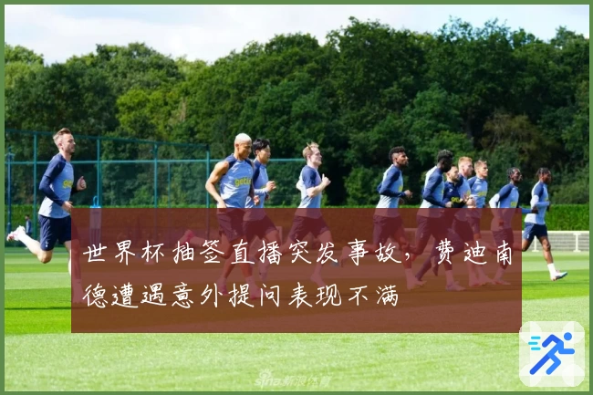 世界杯抽签直播突发事故，费迪南德遭遇意外提问表现不满